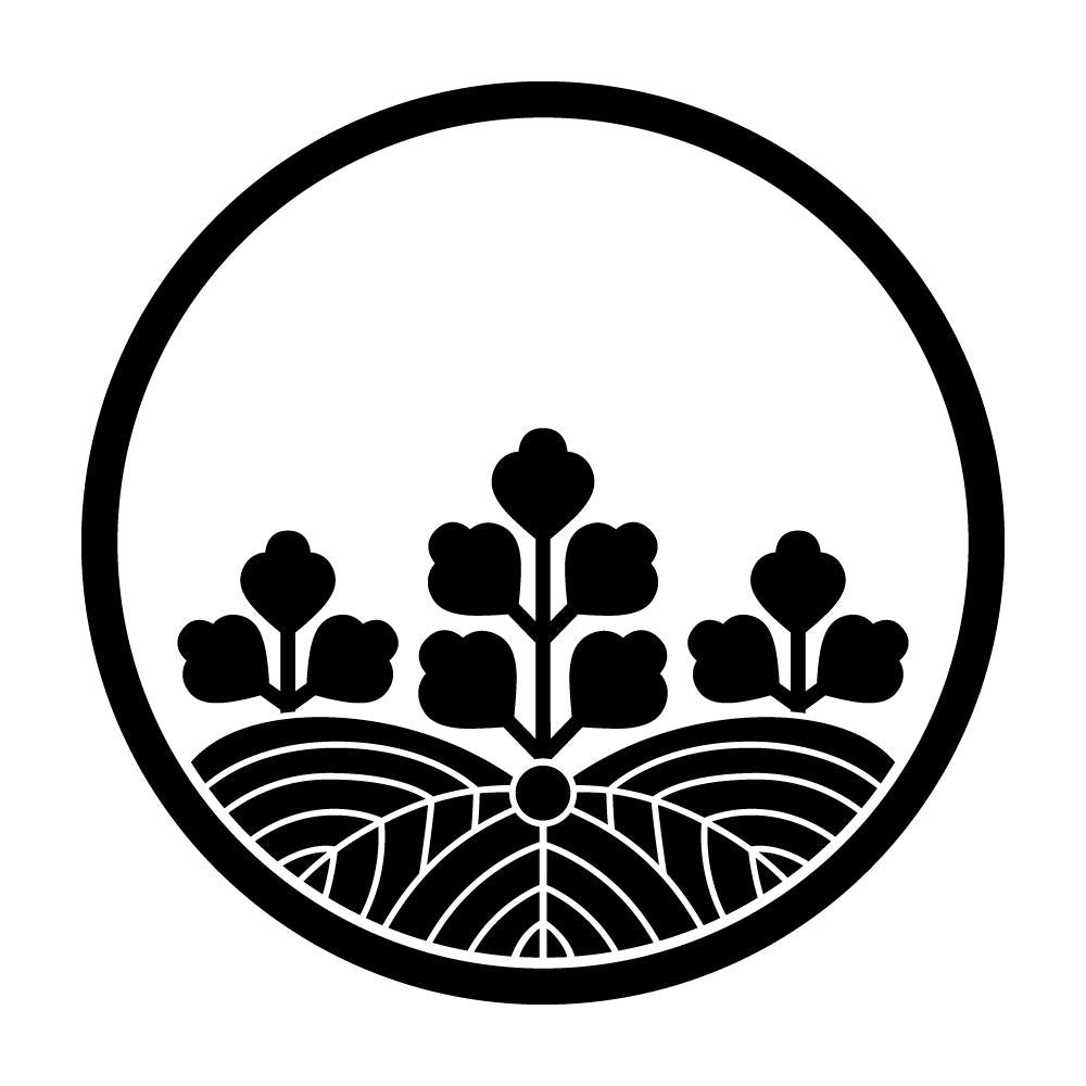 糸輪に覗き五三桐紋
