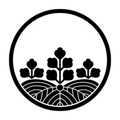 糸輪に覗き五三桐紋