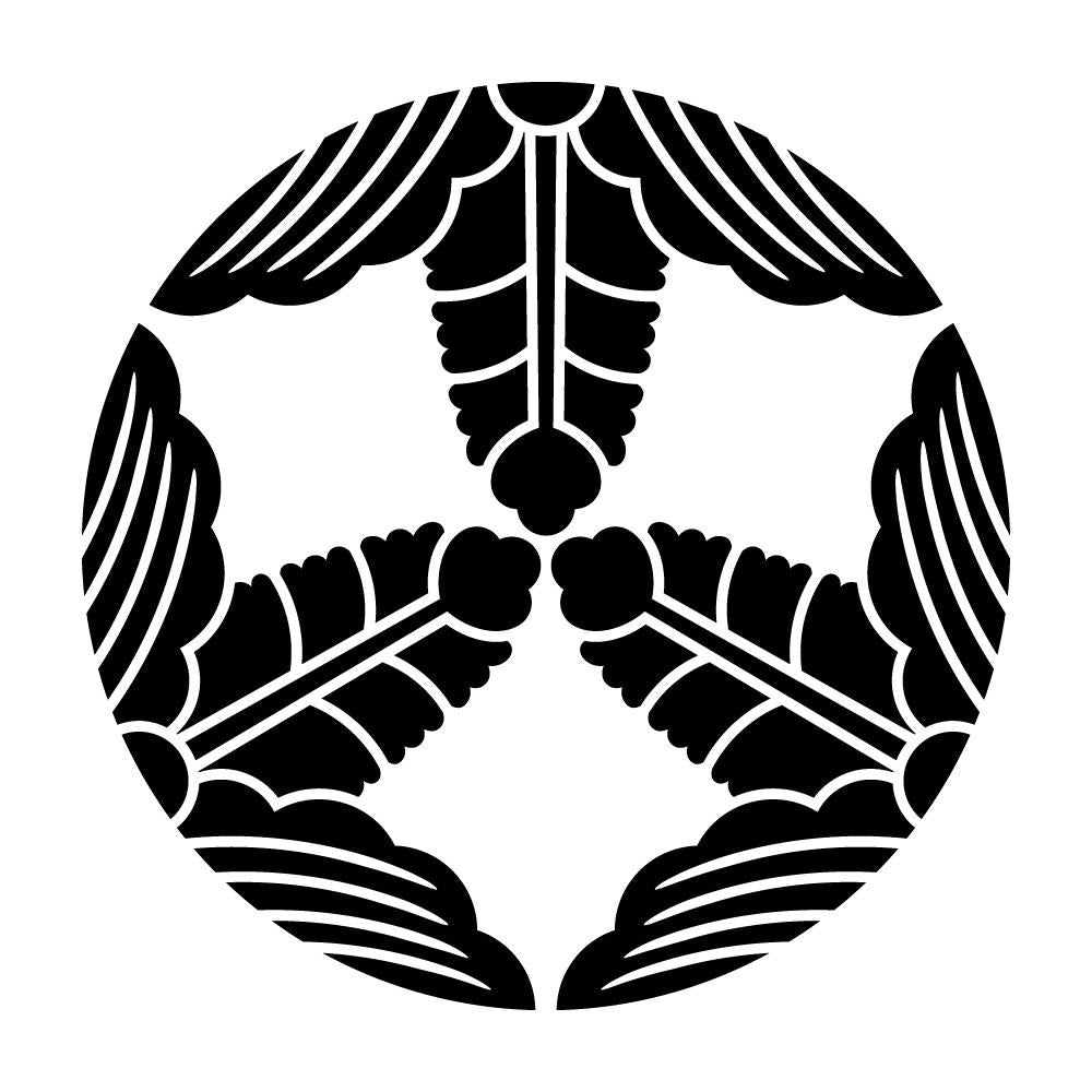 三つ割り花桐紋