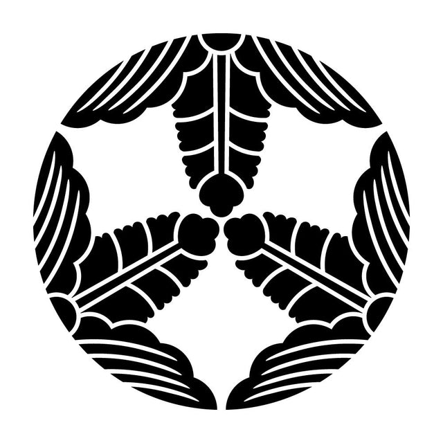 三つ割り花桐紋
