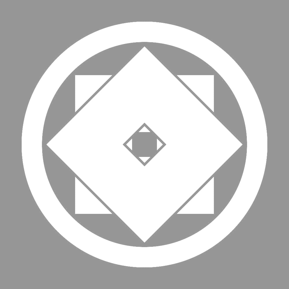 丸に重ね釘抜紋 7