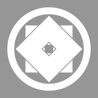丸に重ね釘抜紋 7
