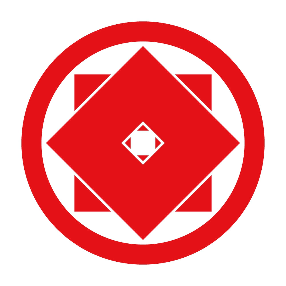 丸に重ね釘抜紋 8