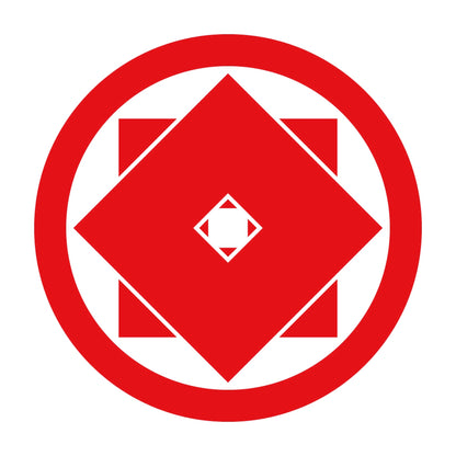 丸に重ね釘抜紋 8
