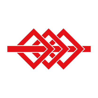 三つ釘抜きに閂紋 8