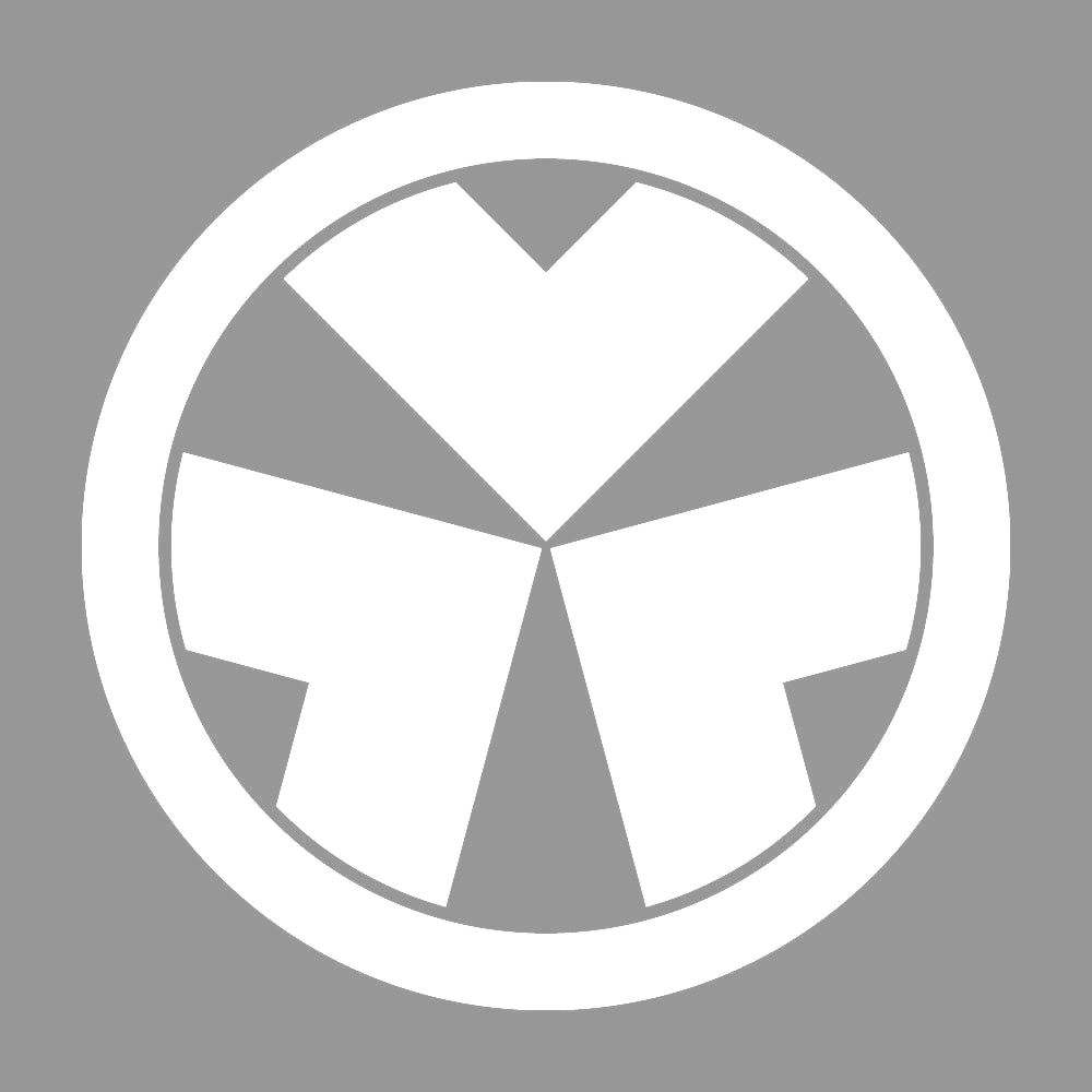 丸に三つ割り釘抜紋 7