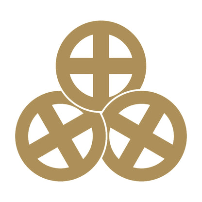 三つ捻じ轡紋 9