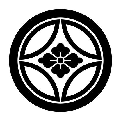 丸に中陰七宝に花菱紋