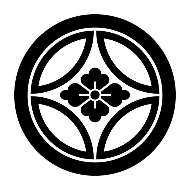 丸に中陰七宝に花菱紋