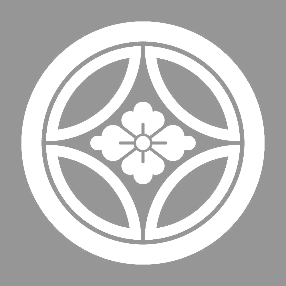 丸に中陰七宝に花菱紋 7