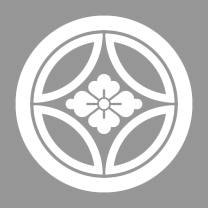 丸に中陰七宝に花菱紋 7