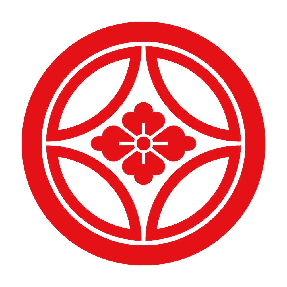 丸に中陰七宝に花菱紋 8