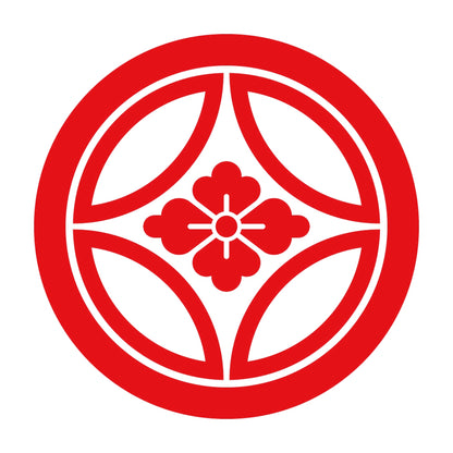 丸に中陰七宝に花菱紋 8