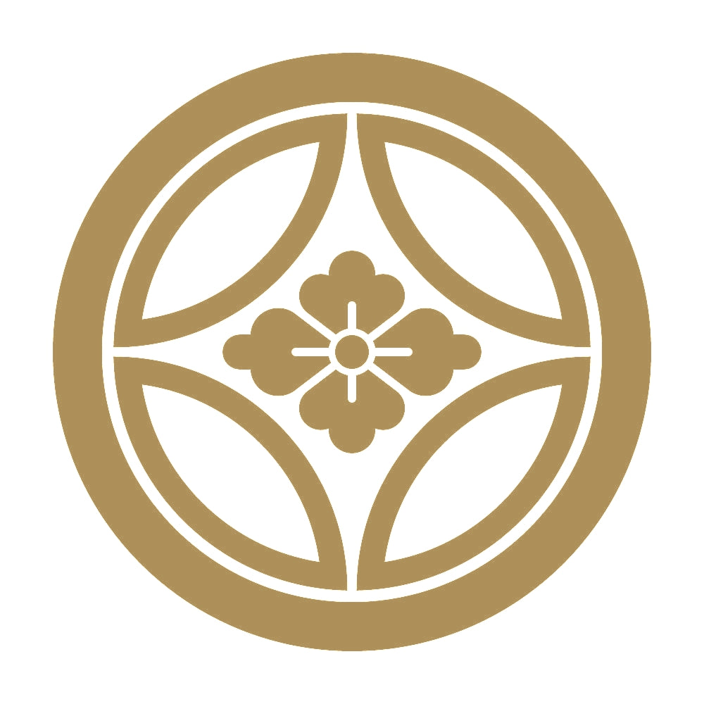 丸に中陰七宝に花菱紋 9