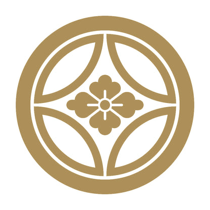 丸に中陰七宝に花菱紋 9