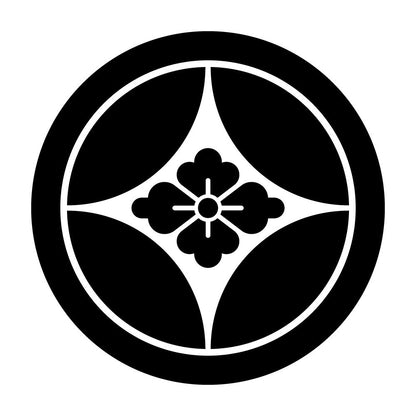 丸に七宝花菱紋