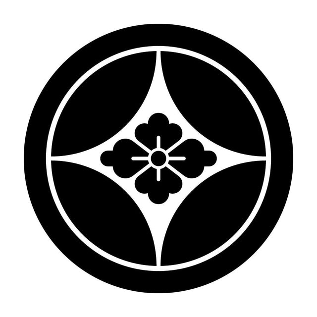 丸に七宝花菱紋