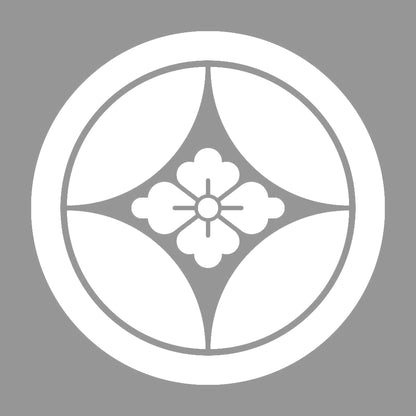 丸に七宝花菱紋 7