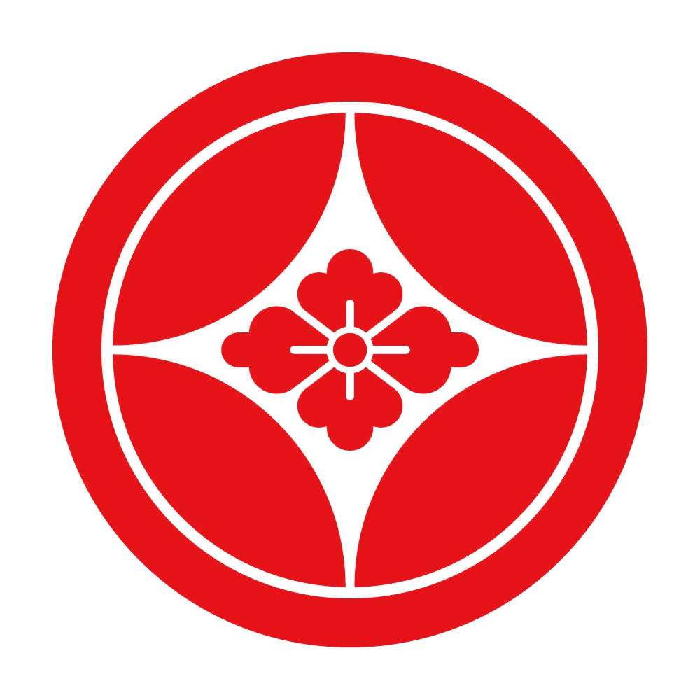 丸に七宝花菱紋 8