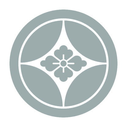 丸に七宝花菱紋 10
