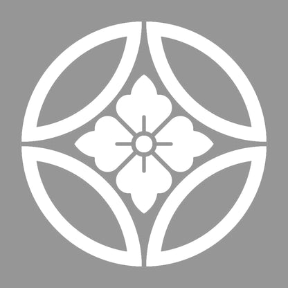 中陰七宝に花角紋 7