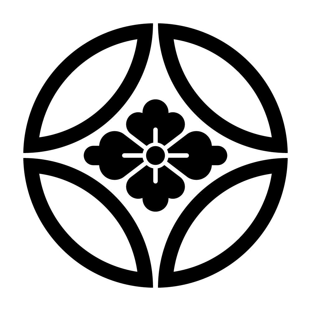 中陰七宝に日向花菱紋