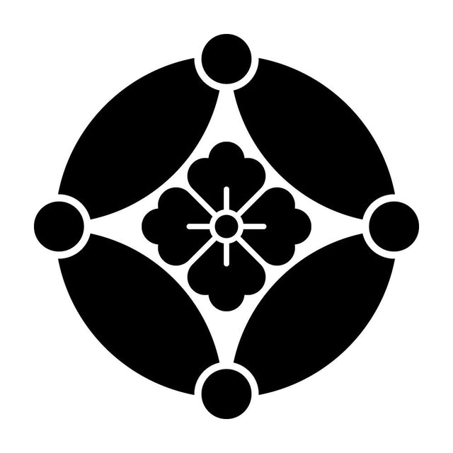 星付き七宝に花角紋