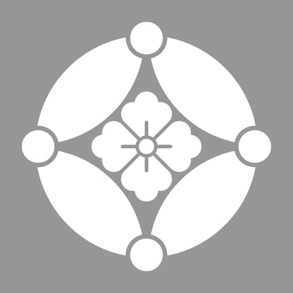 星付き七宝に花角紋 7