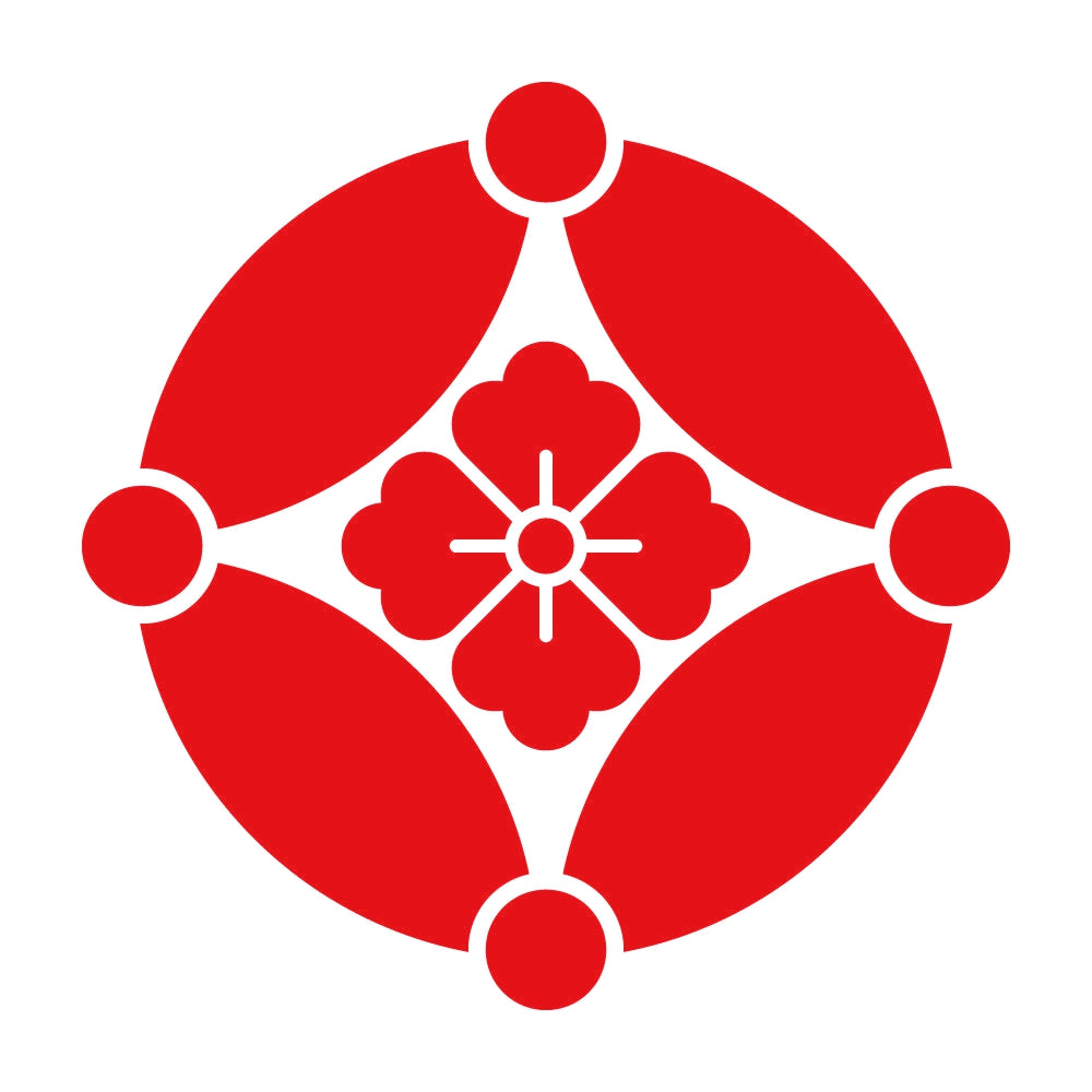 星付き七宝に花角紋 8