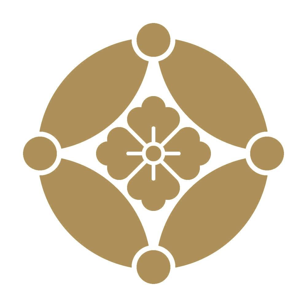 星付き七宝に花角紋 9