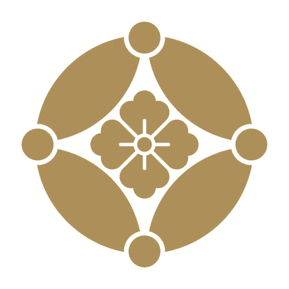 星付き七宝に花角紋 9