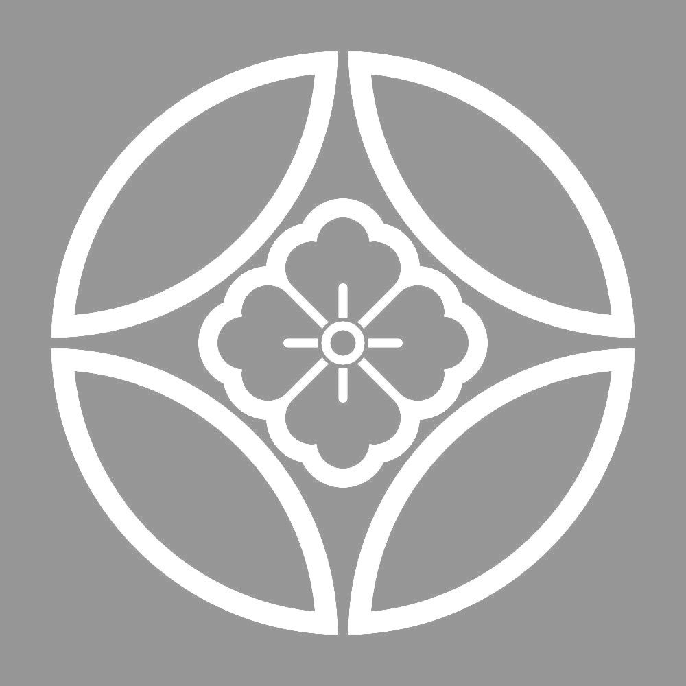陰七宝に花角紋 7