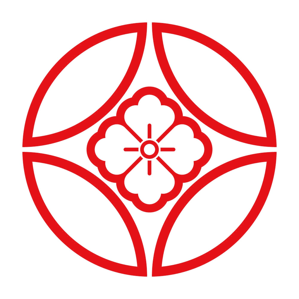 陰七宝に花角紋 8