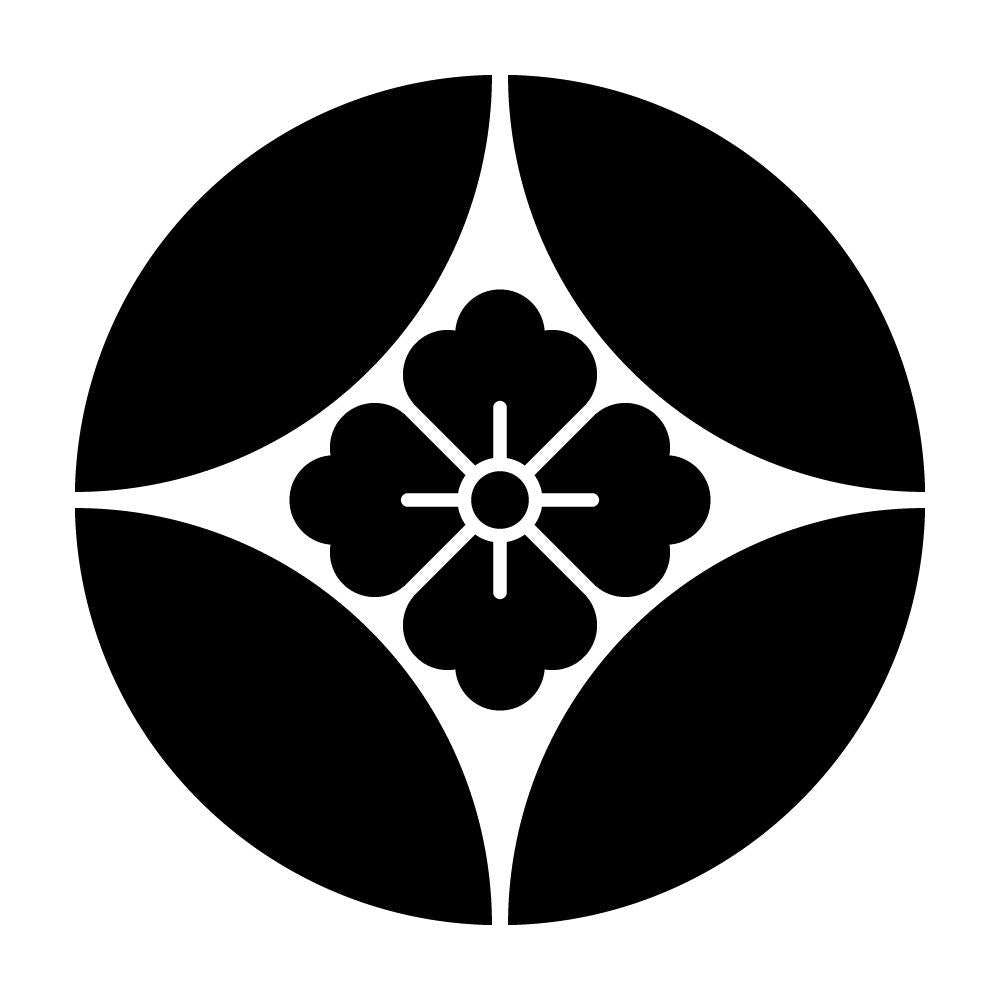 七宝に花角紋