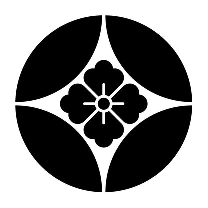 七宝に花角紋