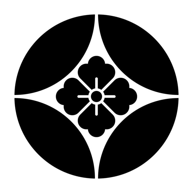 七宝に花角紋
