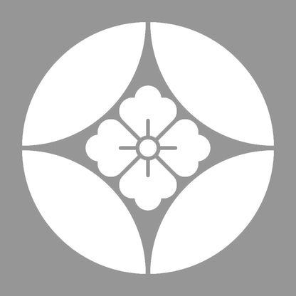七宝に花角紋 7