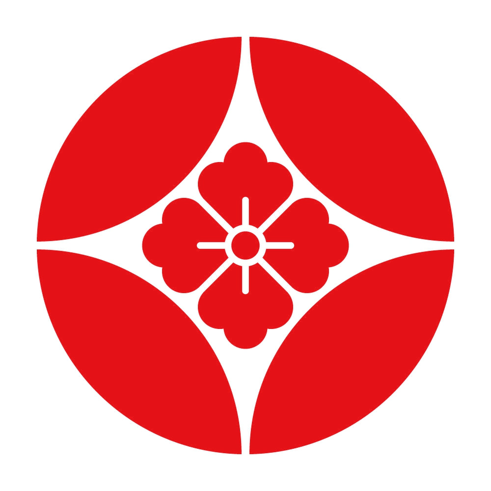 七宝に花角紋 8