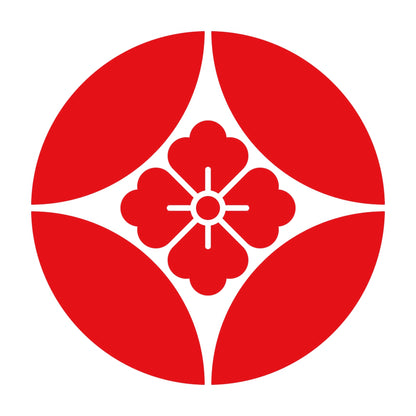七宝に花角紋 8