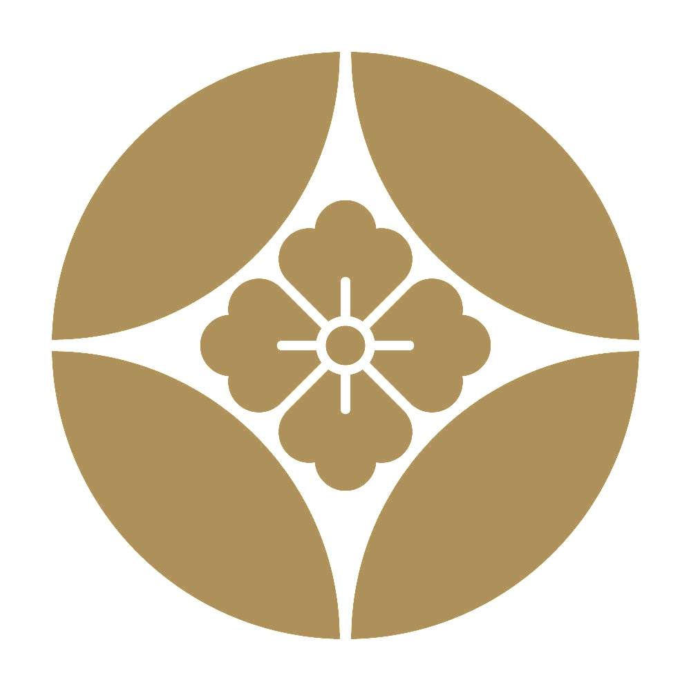 七宝に花角紋 9