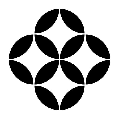 持ち合い四つ七宝紋