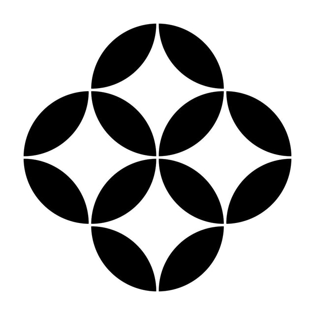 持ち合い四つ七宝紋
