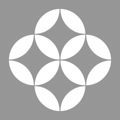 持ち合い四つ七宝紋 7