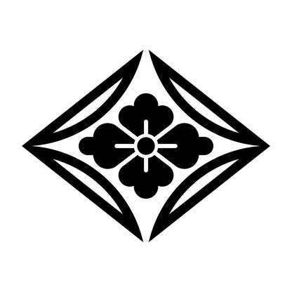 陰割り七宝菱に花菱紋