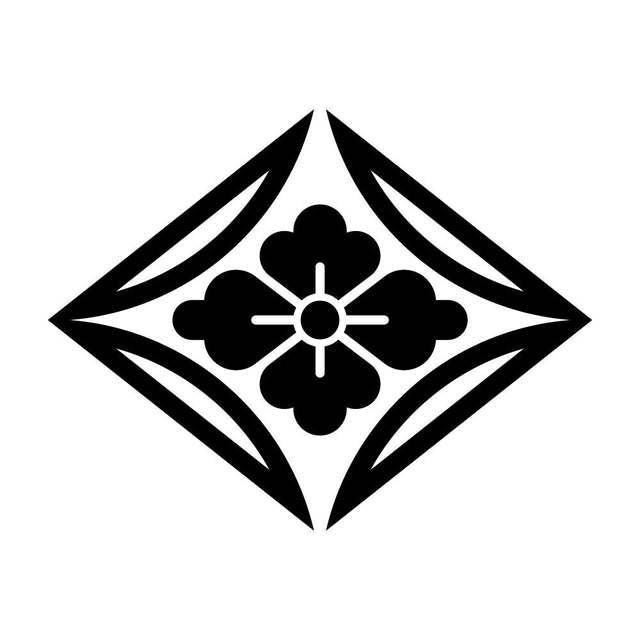 陰割り七宝菱に花菱紋