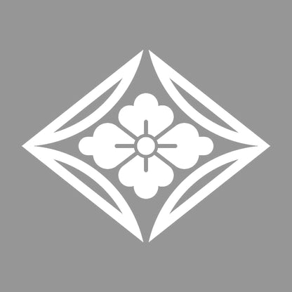 陰割り七宝菱に花菱紋 7