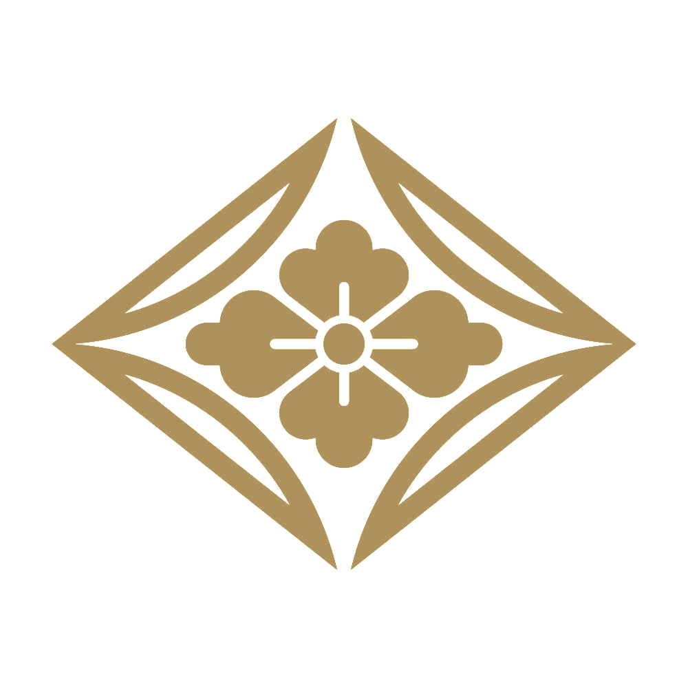 陰割り七宝菱に花菱紋 9