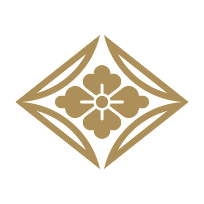 陰割り七宝菱に花菱紋 9