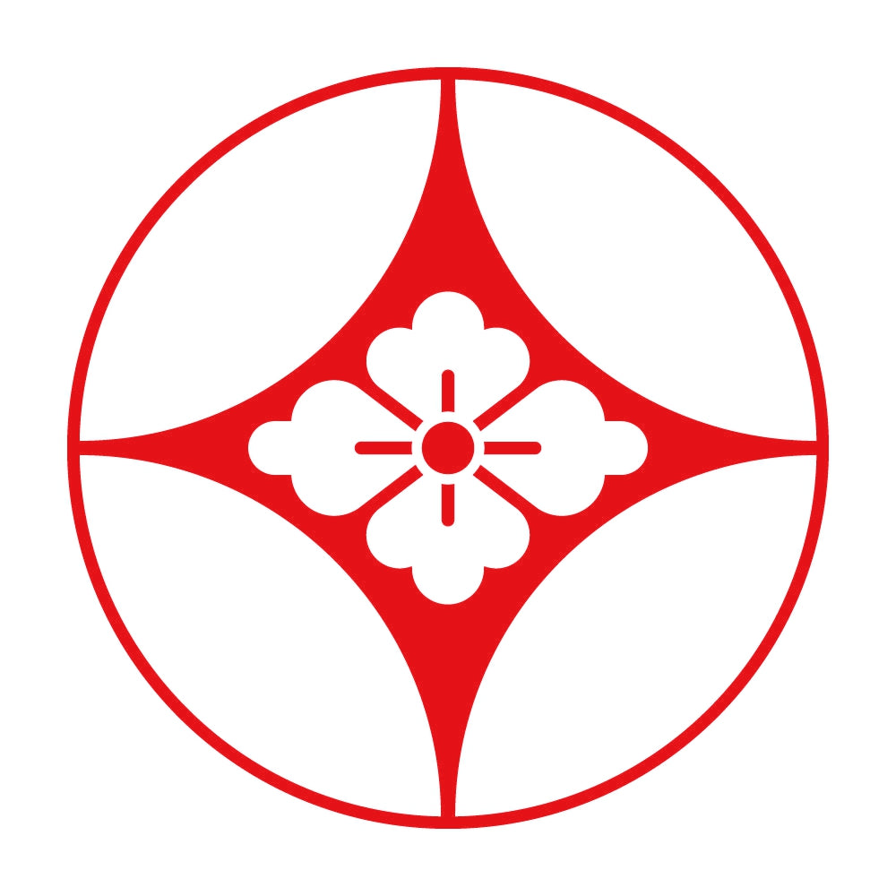 石持ち地抜き七宝に花菱紋 8