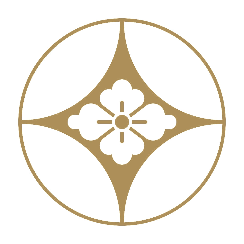 石持ち地抜き七宝に花菱紋 9